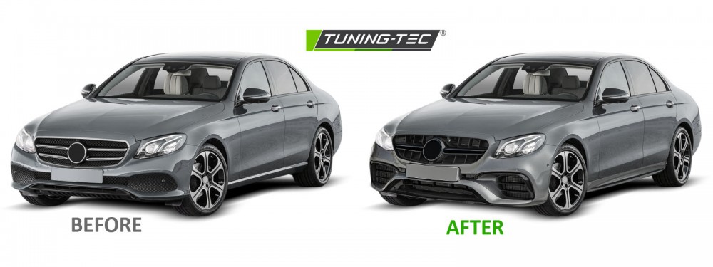 Upgrade Design Frontstoßstange für Mercedes-Benz E-Klasse W213/S213  Lim./T-Modell 15-19 mit PDC