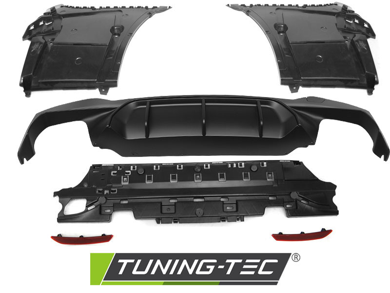 Upgrade Design Sport Heckstoßstange inkl. Diffusor für BMW 5er G30 LCI  Touring 20-23 mit PDC