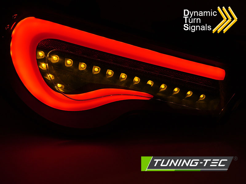 LED Lightbar Design Rückleuchten für Ford Fiesta MK7 12-16 rauch