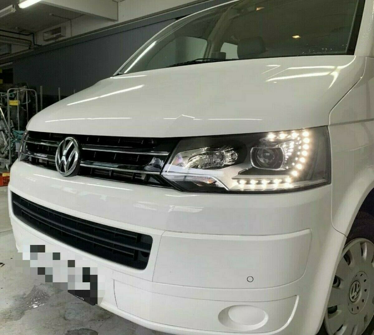 LED Tagfahrlicht Scheinwerfer für VW T5 GP (Facelift) 10-15