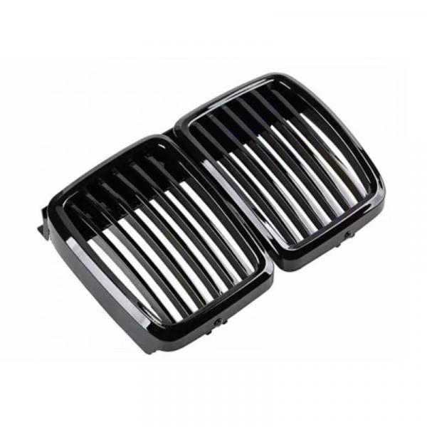 Satz Sport Kühlergrill für BMW 3er E30 passend in hochglanz Schwarz alle Modelle