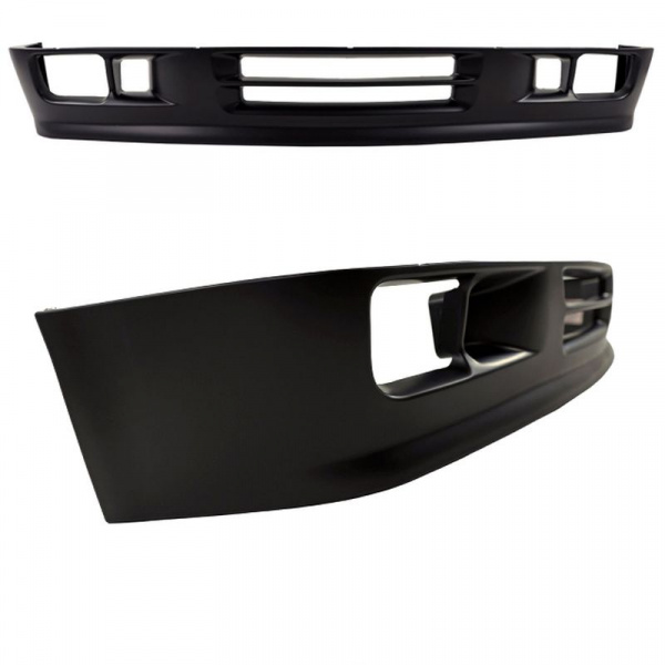 Upgrade Design Frontstoßstange für BMW 3er E30 85-94 Limo Cabrio Touring zweiteilig (Ober & Unterteil)