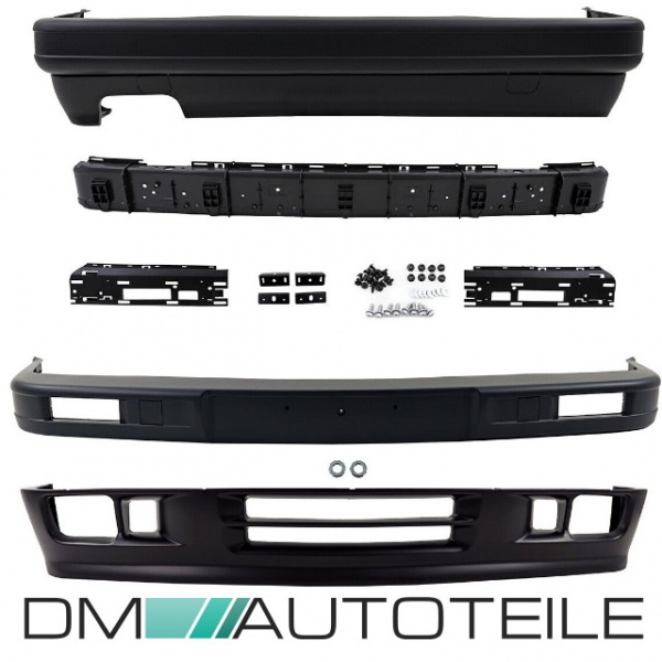 Upgrade Design Bodykit (Heckstoßstange + Frontstoßstange) für BMW 3er E30 85-94 Tech II Style