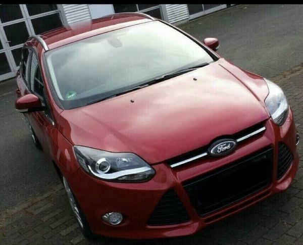 LED Skywing Design Scheinwerfer für Ford Focus MK3 11-14 schwarz