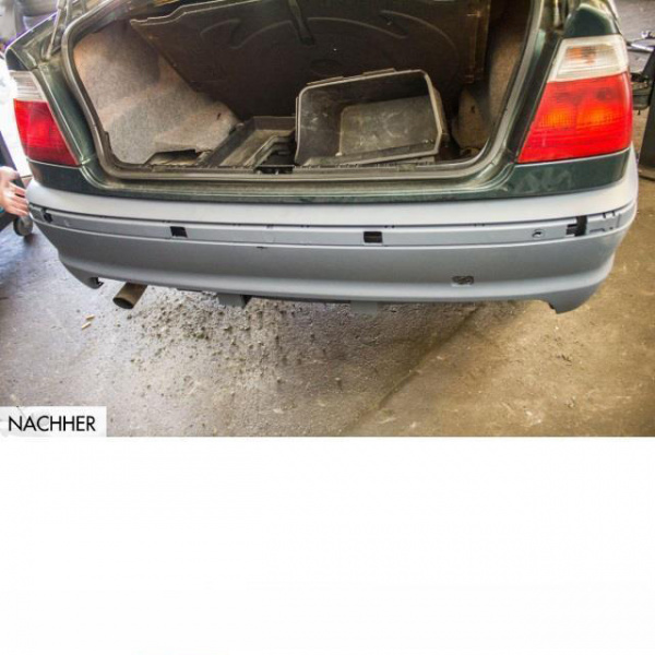 Heck Stoßstange PDC +Halter passt für BMW E46 Limousine M-Technik II+*ABE 01-05