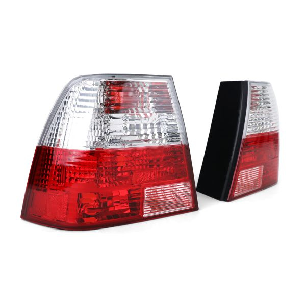 Upgrade Design Rückleuchten für VW Bora Limousine 98-05 rot/klar