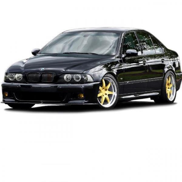 SET Sport STOßSTANGE vorne passt für BMW E39 nicht M5 M +Nebel Gelb+NIETEN+*ABE