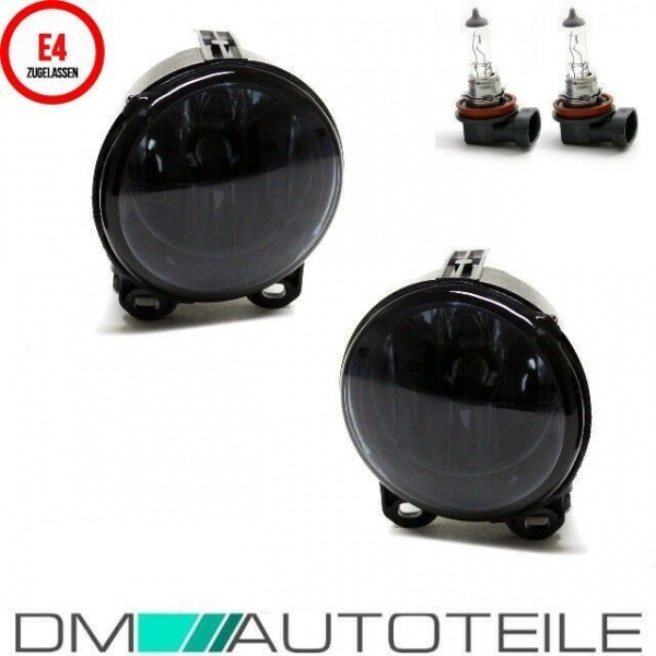 2xH11 Nebelscheinwerfer Smoke Schwarz für BMW X5 F22 F23 E92 E93 F10 F11 M-Paket