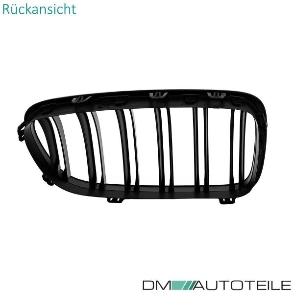 2x Kühlergrill Grill Schwarz MATT Doppelsteg passend für BMW F10 F11 auch M M5