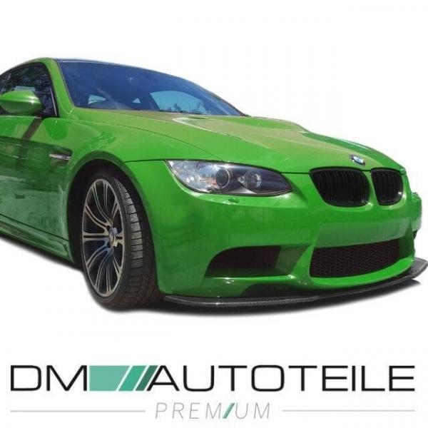 SET Doppelsteg Kühlergrill Schwarz GLANZ passt für BMW 3er E92 E93 06-10 + M M3