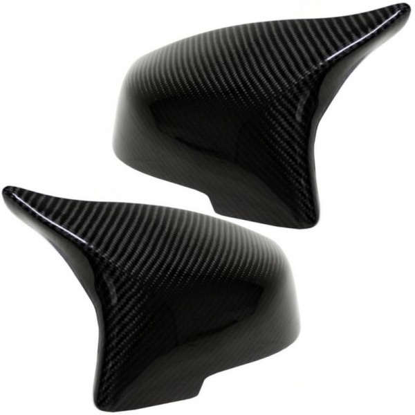 Upgrade Design Spiegelkappen / Gehäuse für BMW 5er F10/F11/F07 / 6er F06/F12/F13 Carbon schwarz