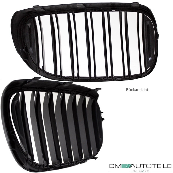 Doppelsteg Kühlergrill Schwarz GLANZ Performance passt für BMW 7er G11 G12 2014