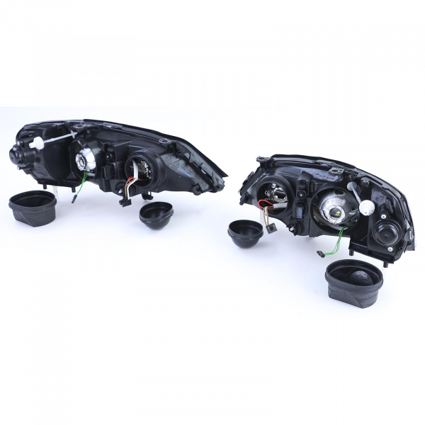 Xenon Klarglas Scheinwerfer Set für Opel Astra G 97-04 schwarz