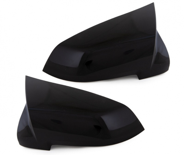 Upgrade Design Spiegelkappen / Gehäuse für BMW 5er F10/F11/F07 / 6er F06/F12/F13 Hochglanz schwarz