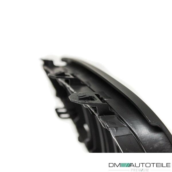 SET Doppelsteg Kühlergrill Schwarz MATT Grill passend für BMW 5er E60 E61 + LCI