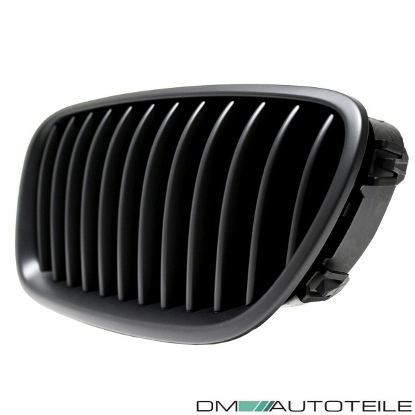 2x Kühlergrill Grill Schwarz Matt Seidenmatt passend für BMW F10 F11 auch M M5