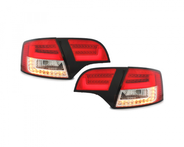 LED Upgrade Design Rückleuchten für Audi A4 B7 (8E) Avant 04-08 rot/klar