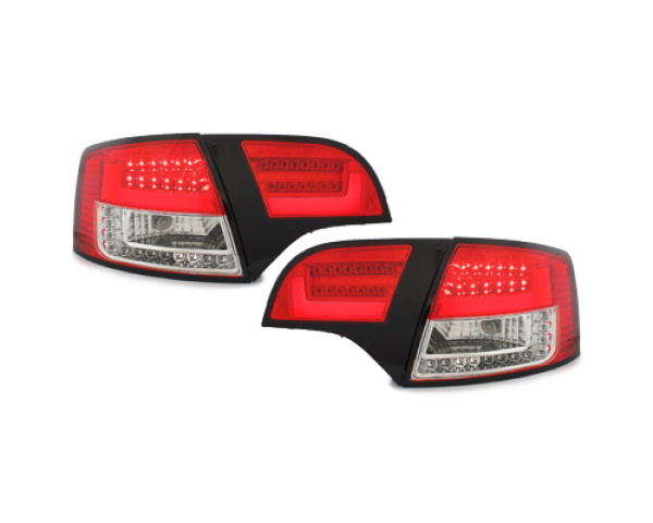 LED Upgrade Design Rückleuchten für Audi A4 B7 (8E) Avant 04-08 rot/klar
