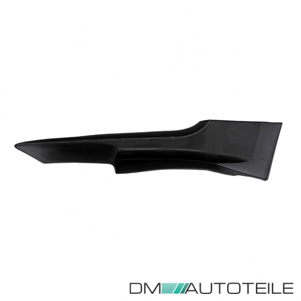 Vorfacelift Satz Flaps Splitter Lippe Schwarz Matt passend für BMW 3er E92 E93 Baujahr 06-10 mit M-Paket