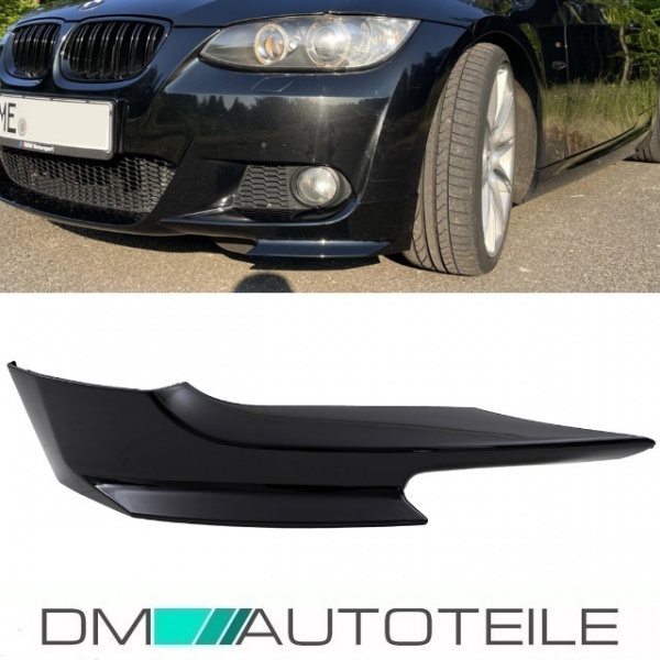 Vorfacelift Satz Flaps Splitter Lippe Spoiler schwarz Glanz passend für BMW 3er E92 E93 Baujahr 06-10 mit M-Paket Vorfacelift Satz Flaps Splitter Lippe Spoiler schwarz Glanz passend für BMW 3er E92 E93 Baujahr 06-10 mit M-Paket