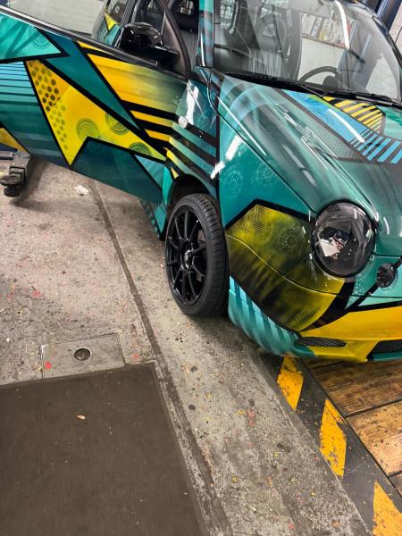 Upgrade Klarglas Scheinwerfer passend für VW Lupo 98-05 schwarz mit Blinker