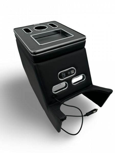 New Edition Staufach Mittelkonsole Ablage für alle Mercedes Benz V-Klasse W447 14-21 mit LED Beleuchtung, USB