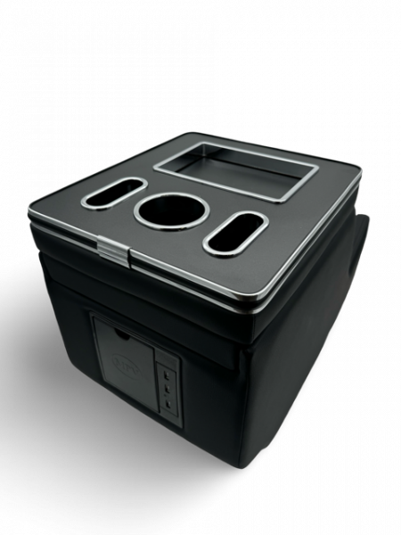 New Edition Staufach Mittelkonsole Ablage für alle Mercedes Benz V-Klasse W447 14-21 mit LED Beleuchtung, USB
