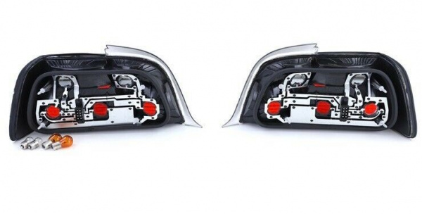Upgrade Design Rückleuchten für BMW 3er E36 Coupe /Cabrio 90-99 schwarz