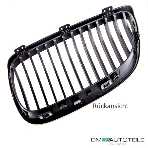 SET Kühlergrill Einzelsteg Performance Grill Schwarz Matt für BMW 3er E92 E93 Coupe Cabrio 06-10 auch M-Paket