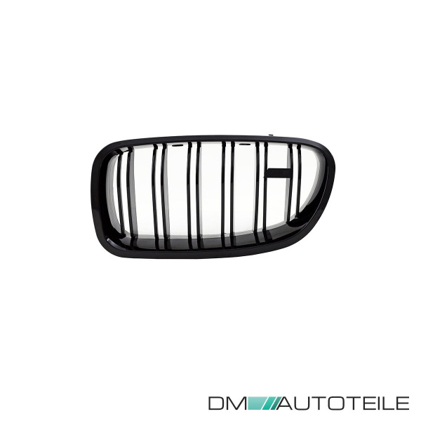 Kühlergrill Grill Schwarz Glanz Doppelsteg Sport passend für BMW 3er F30 F31 alle Modelle 2011-2019 +Emblemhalter