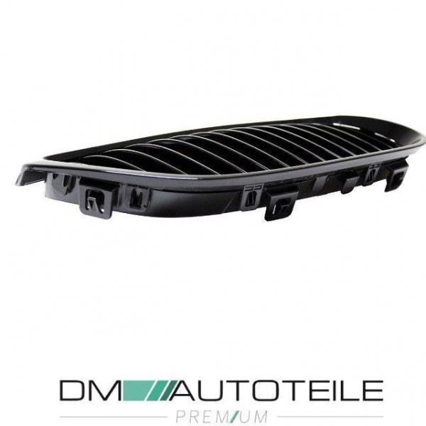 SET 2x Kühlergrill Sport-Performance Schwarz Glanz passend für BMW 3er E92 E93+ M3 M