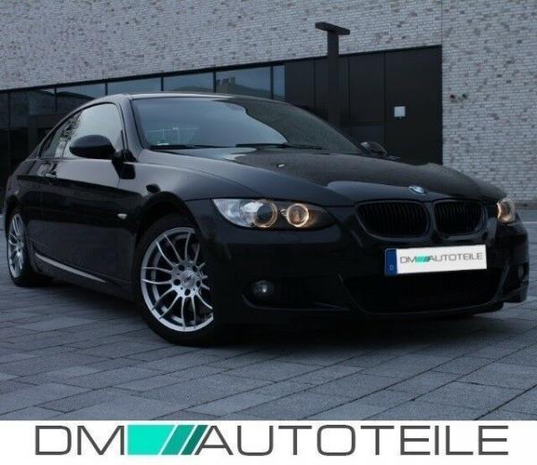 SET 2x Kühlergrill Sport-Performance Schwarz Glanz passend für BMW 3er E92 E93+ M3 M