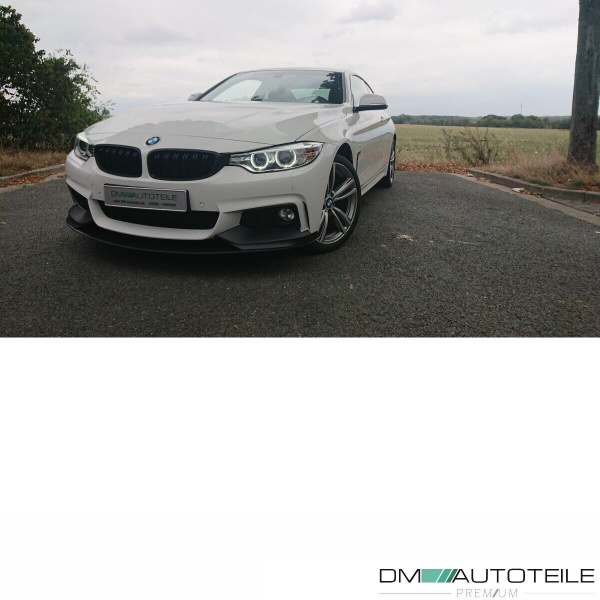 Set Kühlergrill Doppelsteg Schwarz Matt passend für BMW 4er F32 F33 F36 auch für M M4