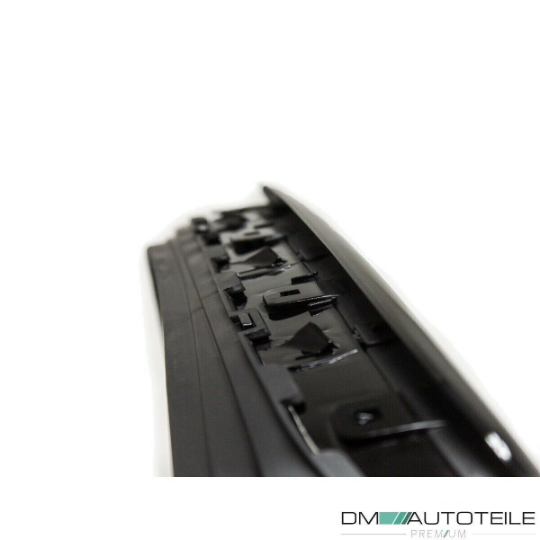 SATZ Kühlergrill Schwarz Glanz Doppelsteg passend für BMW X5 E70 06-13 + BMW X6 E71 E72 08-15