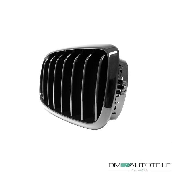Sport Performance Kühlergrill Gitter schwarz hochglanz passt für BMW X5 F15 / X6 F16 auch M
