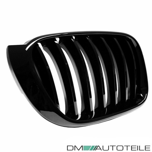 Set Sport - Performance Kühlergrill Frontgrill für BMW X3 F25 X4 F26 Schwarz Glanz lackiert ab 2014