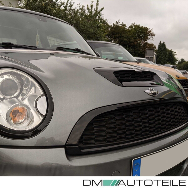 Lufteinlass Lufthutze Schwarz glanz passt für Mini Cooper S R55 R56 R57 R58 R59