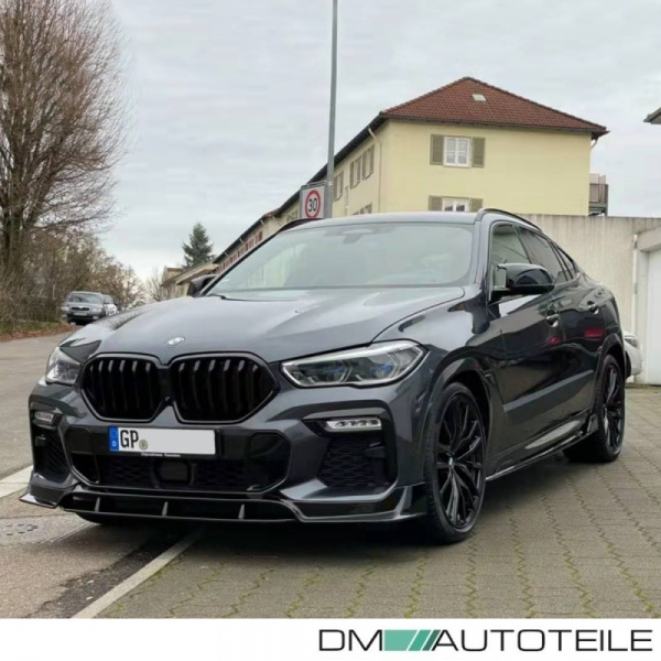 Spoiler Sport Performance Bodykit Paket schwarz glanz lackiert passt für BMW X6 G06
