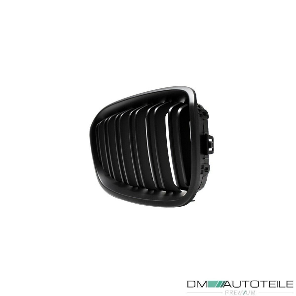 Set Doppelsteg Kühlergrill Schwarz Matt passend für BMW F20 F21 vor Facelift bj 11-15