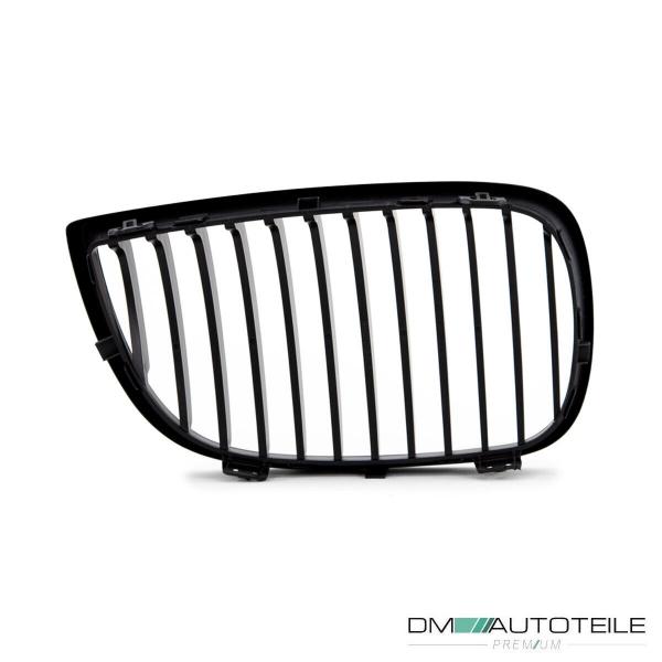 Set Performance Kühlergrill Schwarz Matt passend für BMW 1er E87 E81 Bj 04-07