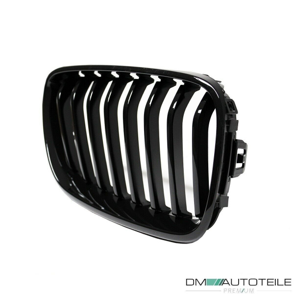 Sport-Performance Kühlergrill Grill Schwarz Glänzend passend für BMW 2er F22 F23 + M-Paket 14