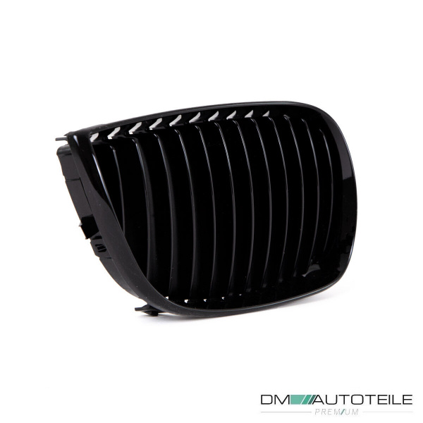 Set Performance Kühlergrill Schwarz Glanz passend für BMW 1er E87 E81 Bj 04-07
