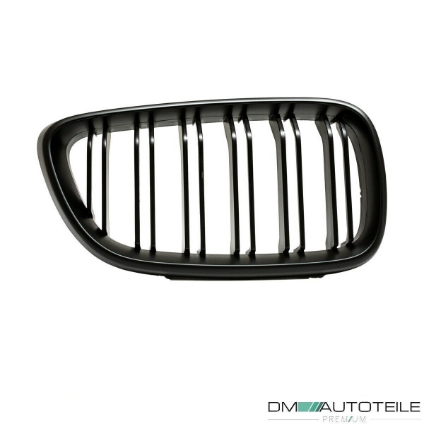 2x Doppelsteg Kühlergrill Grill Schwarz Matt passend für BMW 2er F22 F23 + M-Paket 14