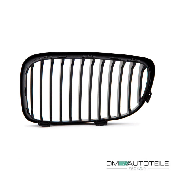 Set Kühlergrill Schwarz Matt SATZ passend für BMW 1er E87 E82 E88 Facelift Bj 07-11