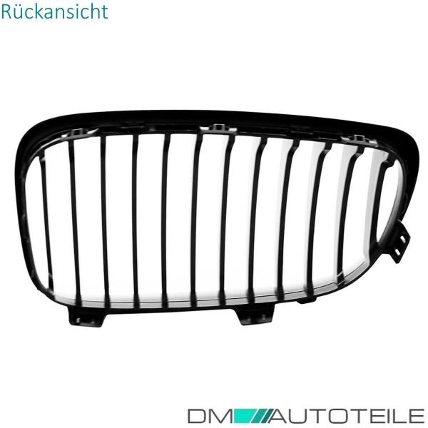 2x Kühlergrill Performance Schwarz Glanz SATZ passend für BMW 1er E87 E82 E88 Bj 07-11