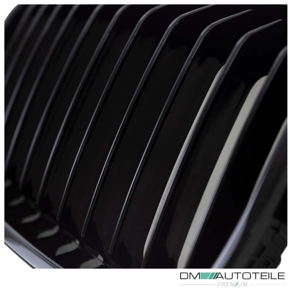 Set Performance Kühlergrill für BMW 1er F20 F21 Bj 11-15 vor Facelift passend Schwarz Glanz