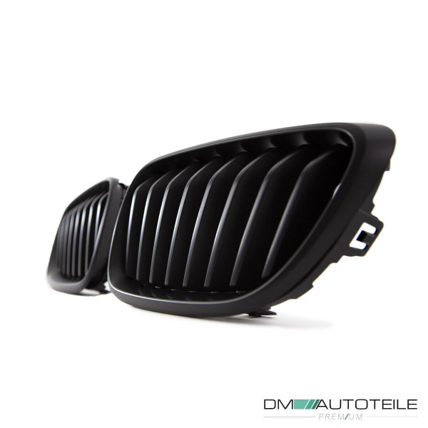 Set Performance Kühlergrill für BMW 2er F22 F23 passend auch M2 Schwarz Matt