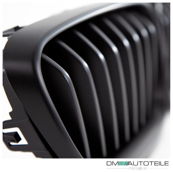 Set Performance Kühlergrill für BMW 2er F22 F23 passend auch M2 Schwarz Matt