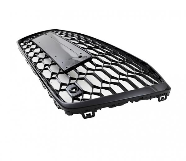 Upgrade Sportgrill / Kühlergrill für Audi A6 4G (C8) 2018+ in Wabengitter Design Hochglanz schwarz