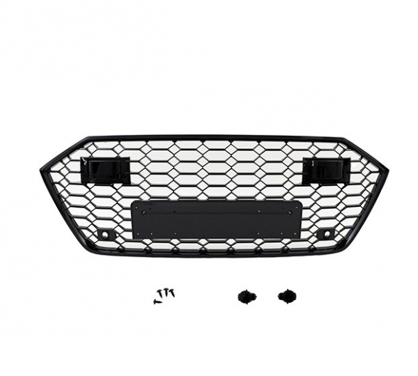 Upgrade Sportgrill / Kühlergrill für Audi A7 (C8) 18+ Hochglanz schwarz